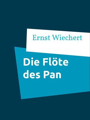 cover image of Die Flöte des Pan